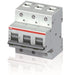 ABB S803B C50 High Performance Circuit Breaker S800B Number of poles 3 50A Cage terminal 2CCS813001R0504