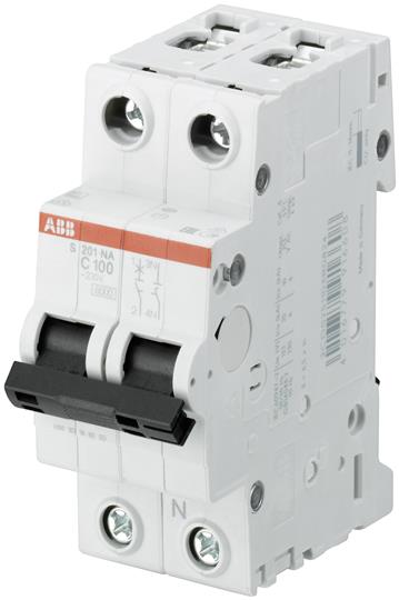 ABB 2CDS251103R0824 Miniature Circuit Breakers 100A Single pole & neutral