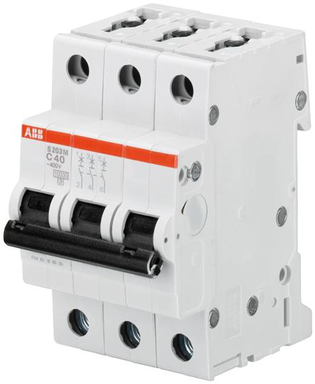 ABB S203M C 20 Mini Circuit Breaker 20 Amp 2CDS273001R0204