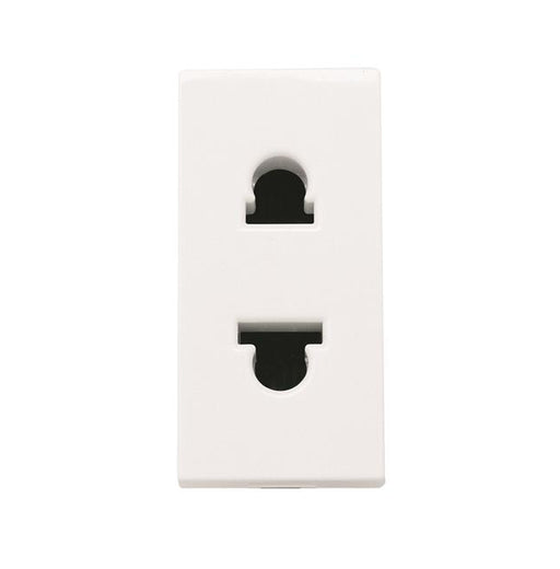ABB Zenit Euro American unearthed socket outlet 1M White 2CLA213500N1102