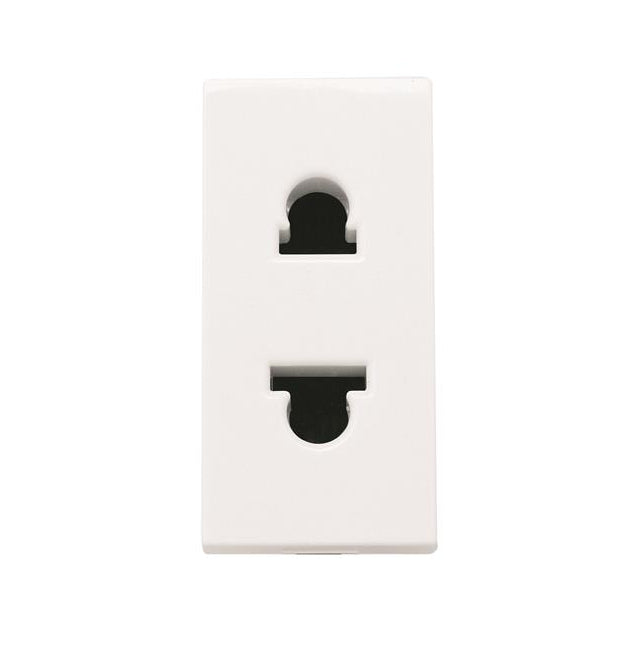 ABB Zenit Euro American unearthed socket outlet 1M White 2CLA213500N1102
