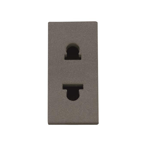 ABB Zenit Euro American unearthed socket outlet 1M Anthracite 2CLA213500N1802