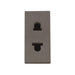 ABB Zenit Euro American unearthed socket outlet 1M Anthracite 2CLA213500N1802