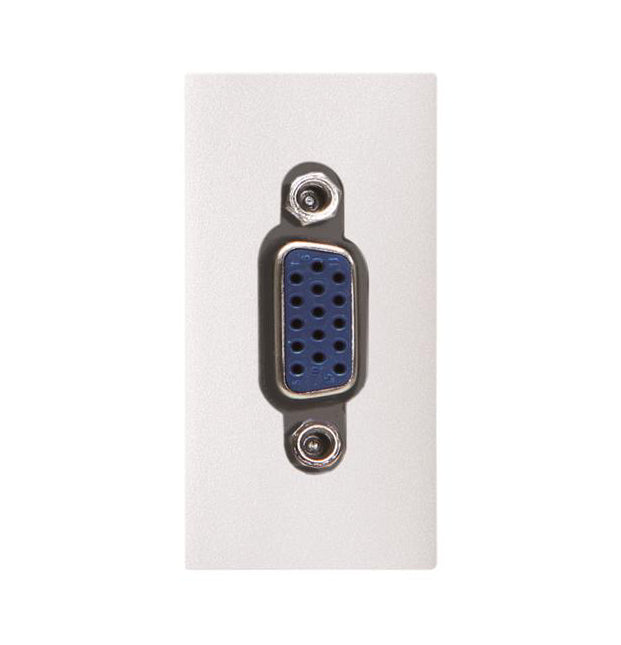 ABB Zenit VGA connection unit 1M White 2CLA215550N1102