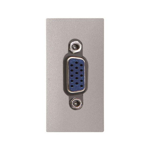 ABB Zenit VGA connection unit 1M Silver 2CLA215550N1302