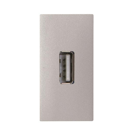 ABB Zenit USB connection unit 1M Silver 2CLA215580N1302