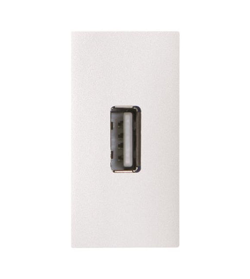 ABB Zenit USB female female connection unit 1M White 2CLA215590N1102