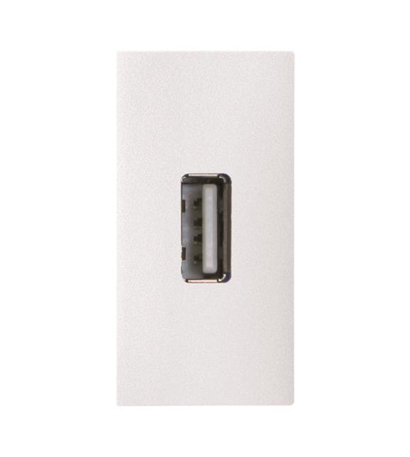 ABB Zenit USB female female connection unit 1M White 2CLA215590N1102