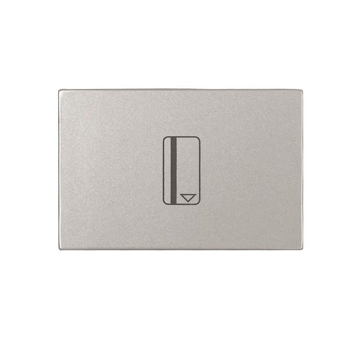 ABB Zenit Card switch 1 gang 1 way DP 2M Silver 2CLA221410N1302