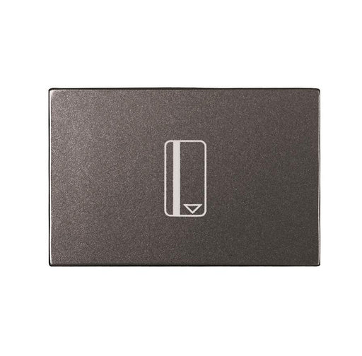 ABB Zenit Card timer switch 1 gang 1 way SP 2M Anthracite 2CLA221450N1802