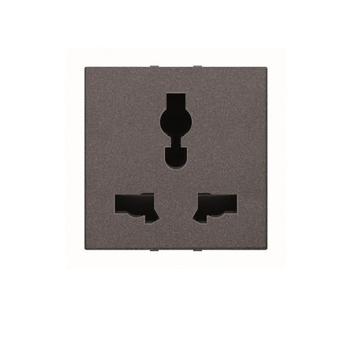 ABB Zenit Universal socket outlet 2M Anthracite 2CLA223900N1802