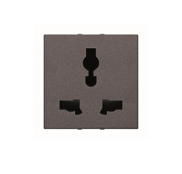 ABB Zenit Universal socket outlet 2M Anthracite 2CLA223900N1802
