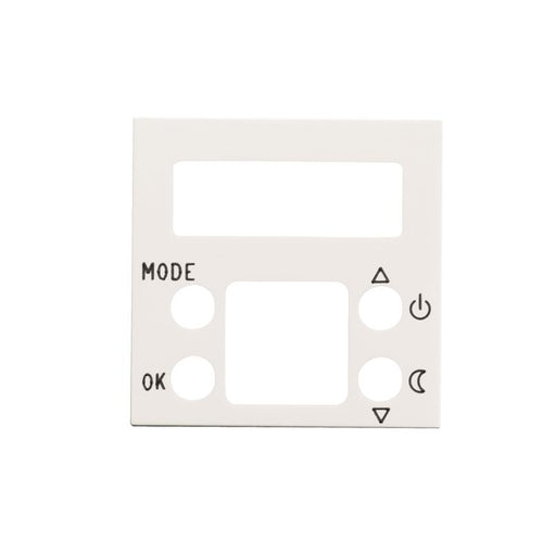 ABB Zenit Cover plate for digital thermostat 2M White 2CLA224050N1102