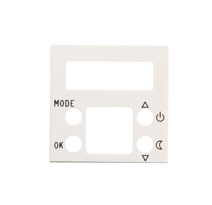 ABB Zenit Cover plate for digital thermostat 2M White 2CLA224050N1102