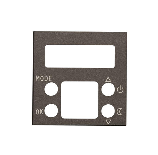ABB Zenit Cover plate for digital thermostat 2M Anthracite 2CLA224050N1802