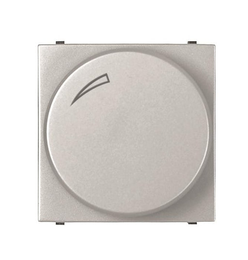 ABB Zenit Universal rotatorypush dimmer 2M Silver 2CLA226020N1302