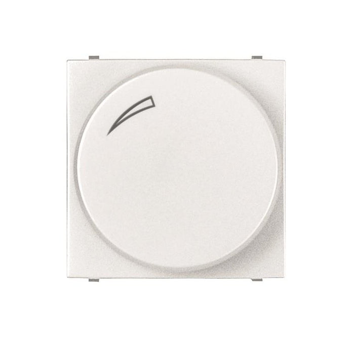 ABB Zenit LED rotatorypush dimmer 2M White 2CLA226030N1102