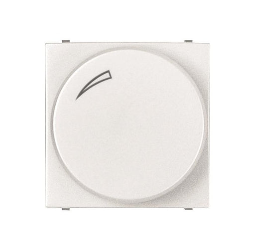 ABB Zenit LED rotatorypush dimmer 2M White 2CLA226080N1102