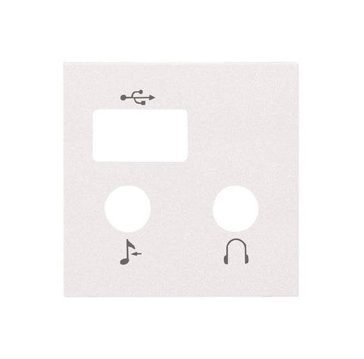 ABB Zenit Cover plate for IO USB Bluetooth module 2M White 2CLA226830N1102