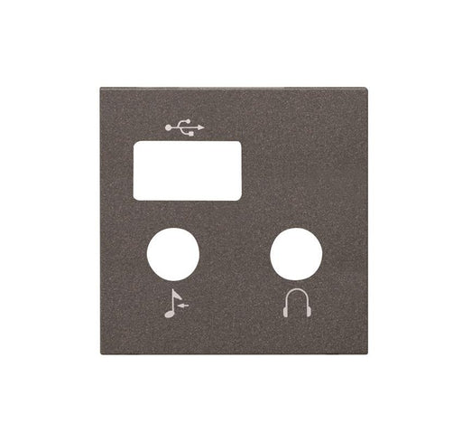 ABB Zenit Cover plate for IO USB Bluetooth module 2M Anthracite 2CLA226830N1802