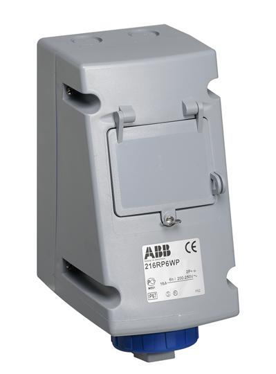 ABB Plugs & Sockets Unified Straight Panel Mounted 16 Amps 2CMA164572R1000