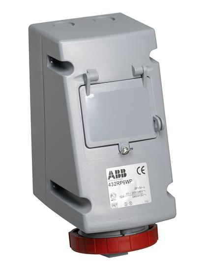 ABB Plugs & Sockets Unified Straight Panel Mounted 32 Amps 2CMA164619R1000