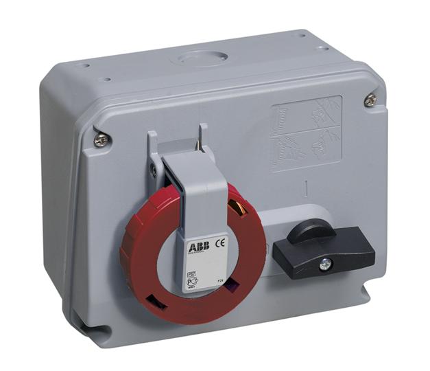 ABB Plugs & Sockets Switched Interlock Socket Outlet 32 Amps 2CMA167677R1000