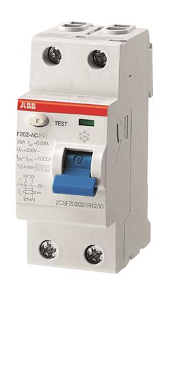 ABB F202 2 Pole AC 800 3 IEC 2CSF202005R3800