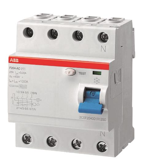 ABB F204 4 Pole AC 1000 1 IEC 2CSF204005R2900
