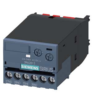 Siemens 3RA28131FW10 ON DELAY VERIESTER INTEG. SOLID STATE TIMER 1NO 1NC 0.05 100 24 240V ACDC