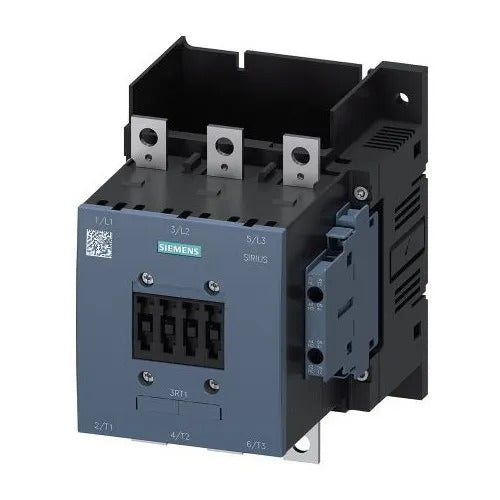 Siemens 3RT10656AP368K 265A SIZE S10 220 .240V AC POWER CONTACTOR WITH IN BUILT COIL