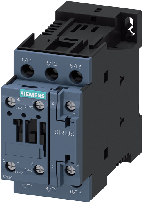 Siemens 3RT20281BB400CC0 38A 18.5KW 1NO 1NC S0 24V DC COMM. CAPABLE POWER CONT.