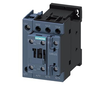 Siemens 3RT23251AL20 35A 4P 230V AC 50Hz60Hz S0 WITH 4NO MAIN CONTACTS POWER CONTACTORS