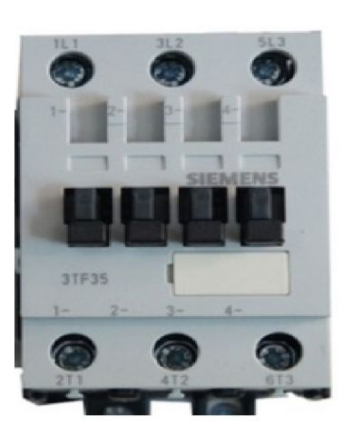 Siemens 3TF35000BB4 38A; 24V DC COIL.( ADD AUX) SICOP PWR. CONTACTOR.