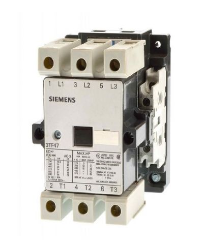 Siemens 3TF47020AF0ZT00 65A 2NO 2NC COIL: 110VAC 50HZ. SIZE: 3 AC3 30KW SICOP POWER CONTACTOR