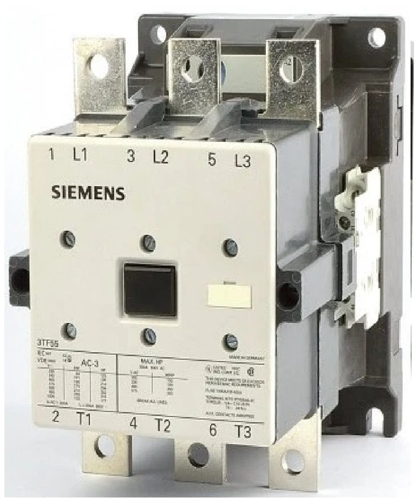 Siemens 3TF5502 OAR0 300A 2NO 2NC 415VAC POWER CONTACTOR