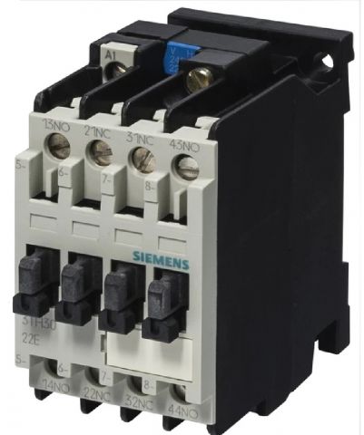 Siemens 3TH30220BC4 10A SIZE 0 COIL 30V DC2NO 2NC; SICONT CONTACTOR RELY.