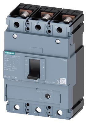 Siemens 3VM12165MH320AA0 MCCB 160A 3P CIRCUIT BREAKER IEC FRAME 55KA @ 415V
