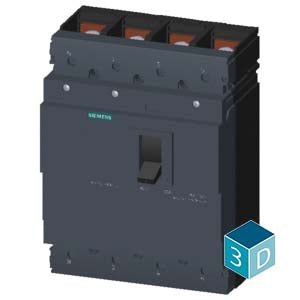 Siemens 3VM13324GD420AA0 320A 4P 36KA FTFM 415VAC 50Hz