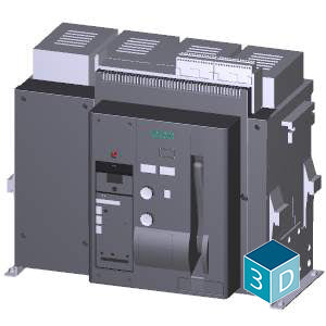 Siemens 3WT82065AA000AA2 2000A FR:II 4P MF ETU35WT LSING DISPLY