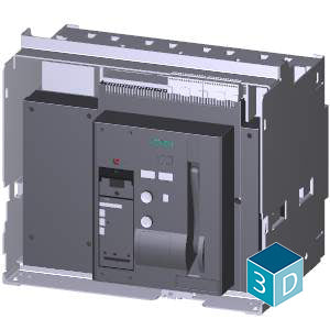 Siemens 3WT82066UN585AB2 2000A;FR:II;4P;EDO;ETU37WT RELEASE;HH TERM;230V UV;24V SHUNT