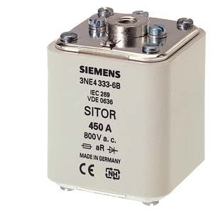 Siemens 3NE4 333 6 450A 800V AC 3NE4 TYPE SITOR FUSE FOR SEMICONDUCTOR PROTECTION
