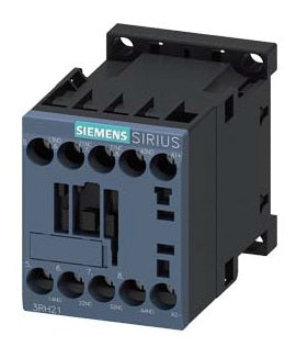 Siemens 3RH21221BB40 10A 24V DC 2NO 2NC SIRIUS AUXILIARY CONTACTOR