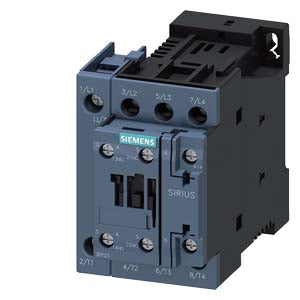 Siemens 4 Pole Power Contactor 40A 24V Dc 1No 1Nc With 4 No Main Contacts S0 3RT23261BB40