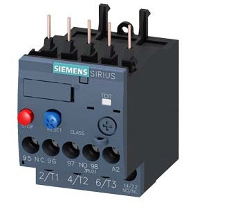 Siemens 3RU21161GB0 4.5 6.3A 2.2KW SIZE S00 C 10 SCRW TER. DIRECT MOUNT TM OL RELAY