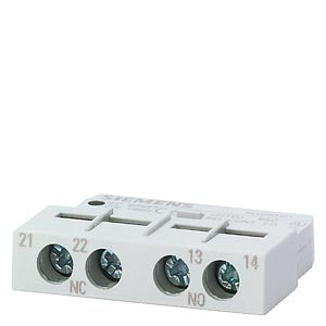 Siemens 3RV19011D TRANSVERS AUX SWT(1CO);SIZE S00;S0;S2;S3 MPCB;SCRW TER.