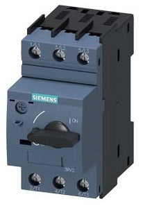 Siemens 3RV24111DA10 CKT BREAKER SZ S00 FOR TRANSFORMER PROT.A RELEASE 2.2 3.2A N RELEASE 65A SCREW CONN.