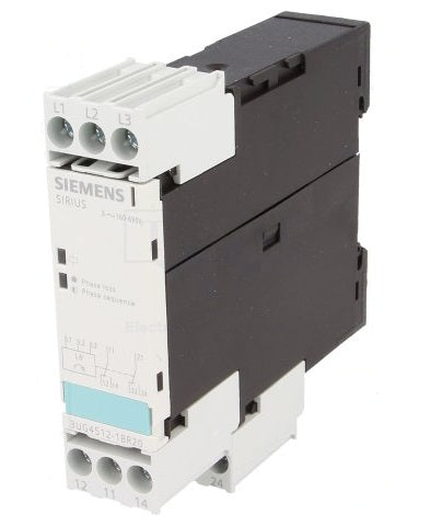 Siemens RELAY 160 690V AC 2CO IP20 MONITORING OF PHASE SEQUENCE PHASE FAILURE & PHASE IMBALANCE 3UG45121BR20