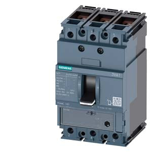 Siemens 3VA11106MH320AA0 CIRCUIT BREAKER IEC FRAME 160 BREAKING CAPACITY CLASS M ICU 70KA @ 415V 100A 3P
