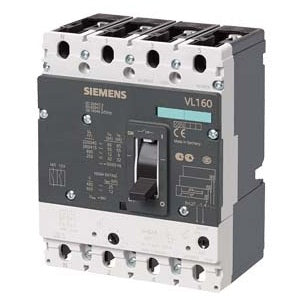 Siemens 3VL27101EC460AA0 100A 4P 55KA FRM VL160X160 TM ADJ OL SC 415V